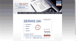 Desktop Screenshot of md-soft.pl