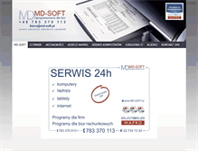 Tablet Screenshot of md-soft.pl